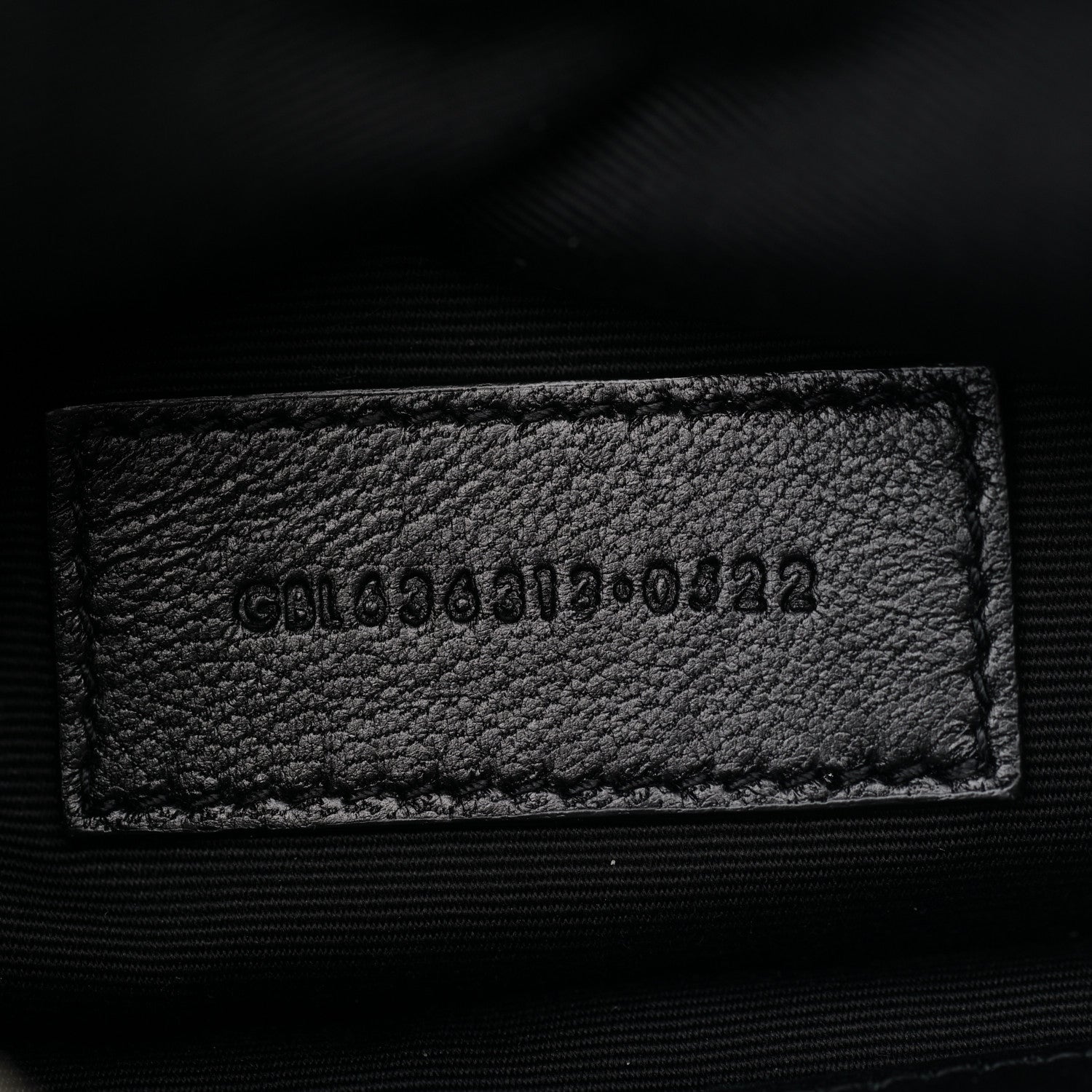 Saint Laurent Grain De Poudre Chevron Monogram Large Bill Pouch Light Sage 6 of 6