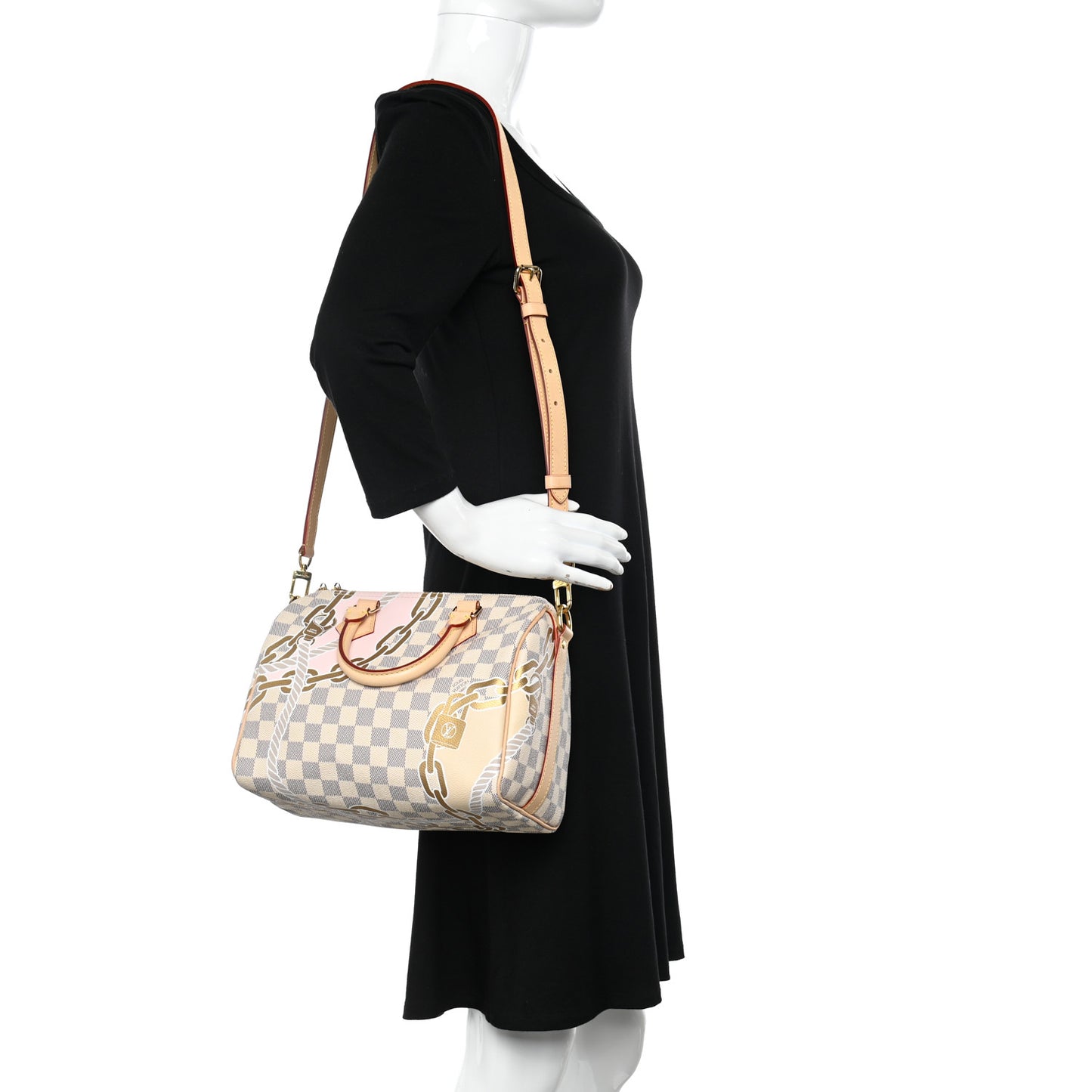 Damier Azur Nautical Speedy Bandouliere 25