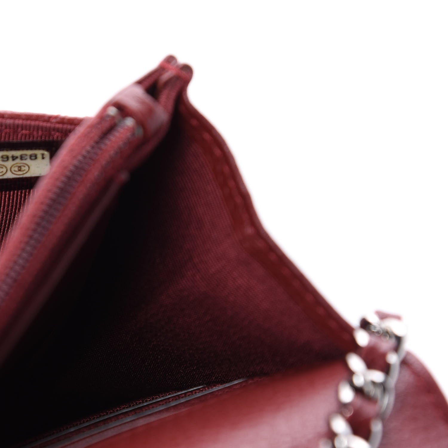 Chanel Caviar Quilted Wallet On Chain WOC Red 9 of 10