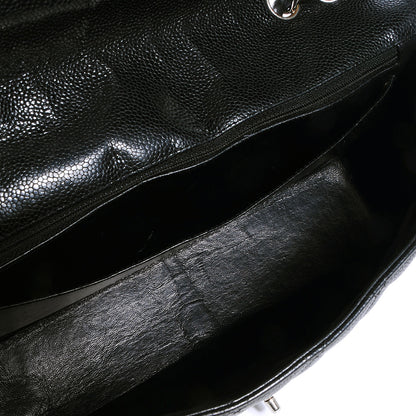 Chanel Caviar Jumbo Single Flap Black 5 of 13