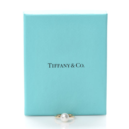 Tiffany 18K Rose Gold Pearl 8mm HardWear Ball Ring 47 4 5 of 5