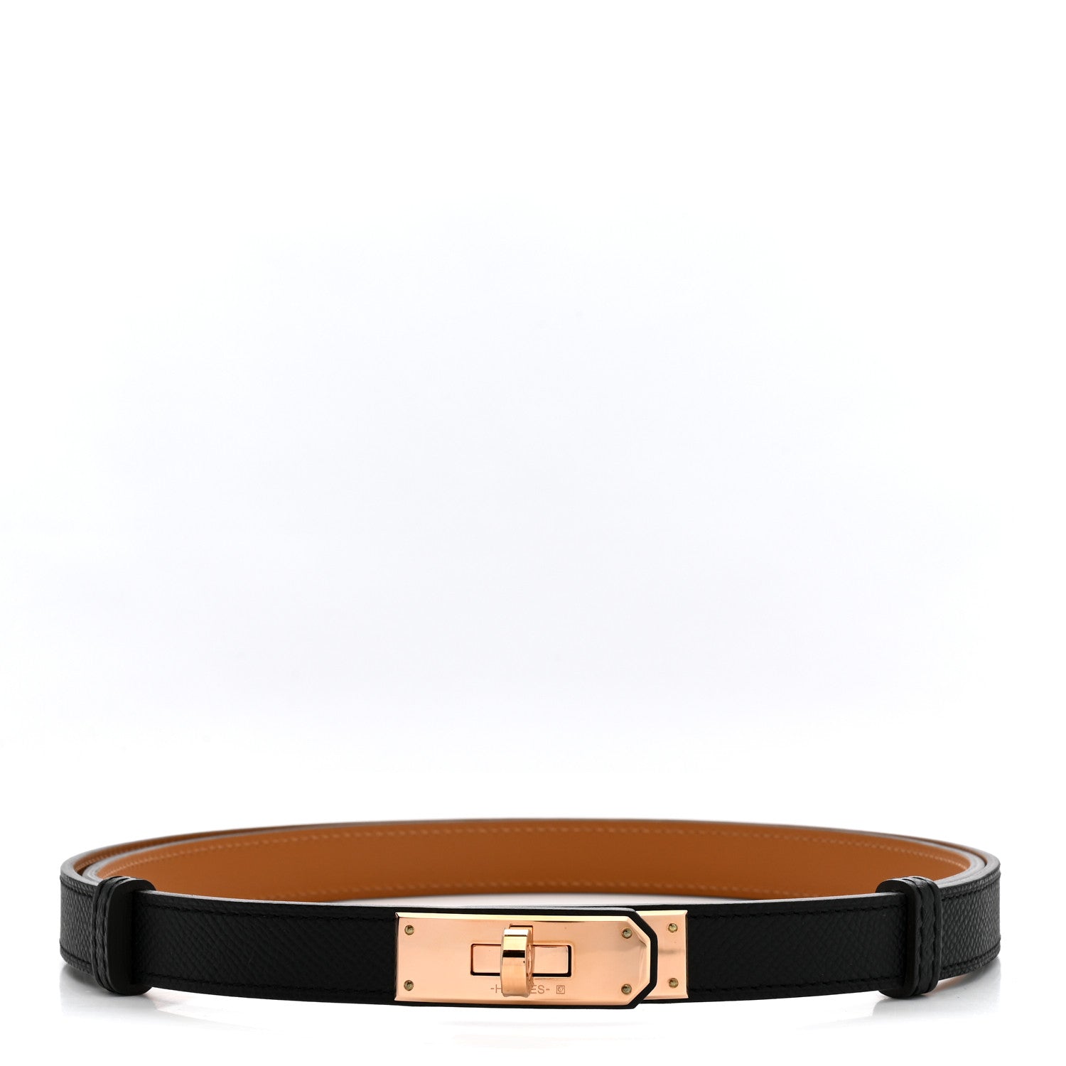 Hermes Epsom Kelly Belt Black 1 of 4