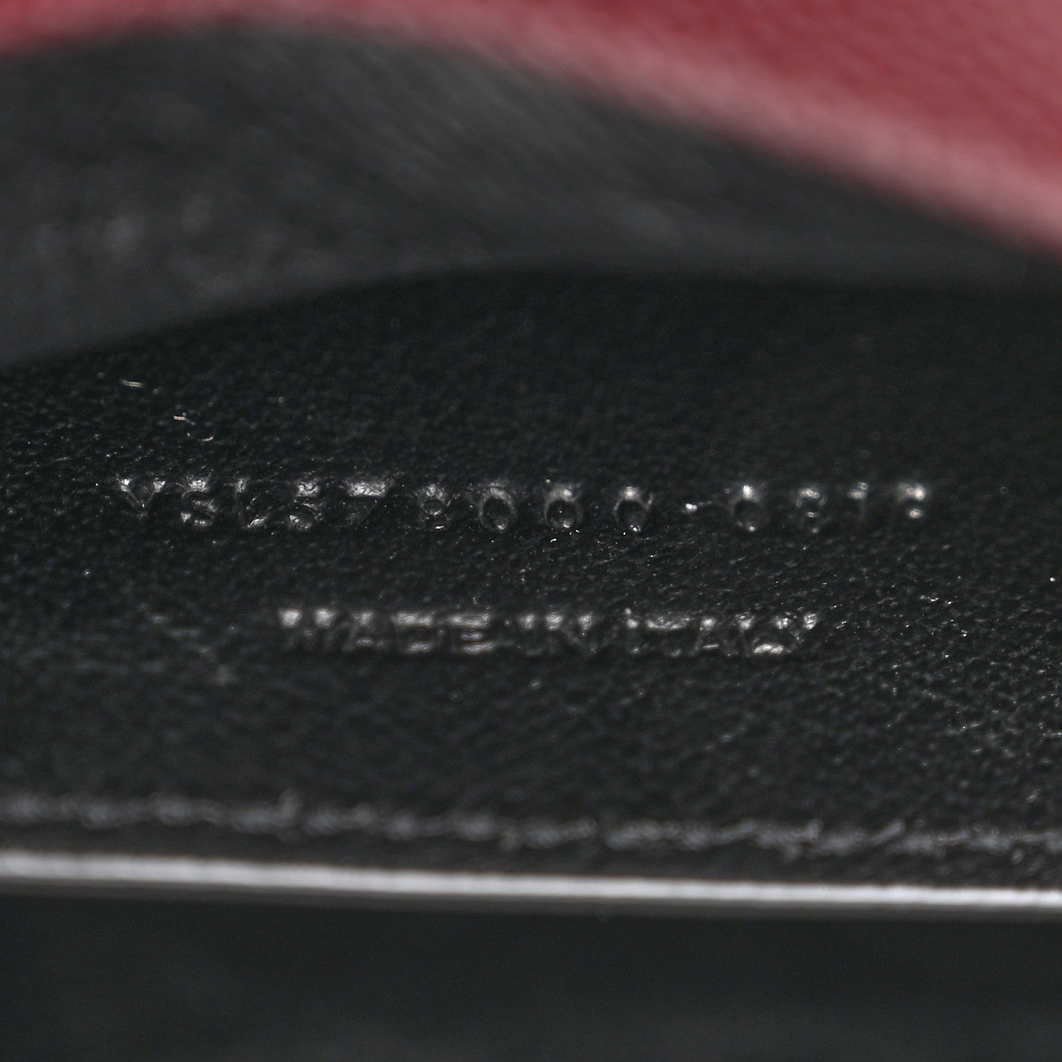 Saint Laurent Grain de Poudre Medium Classic Monogram Cassandra Top Handle Rouge Legion 8 of 14