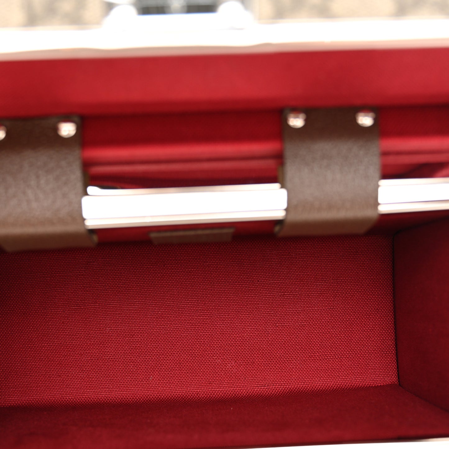 GG Supreme Monogram Globe-Trotter Beauty Case Brown