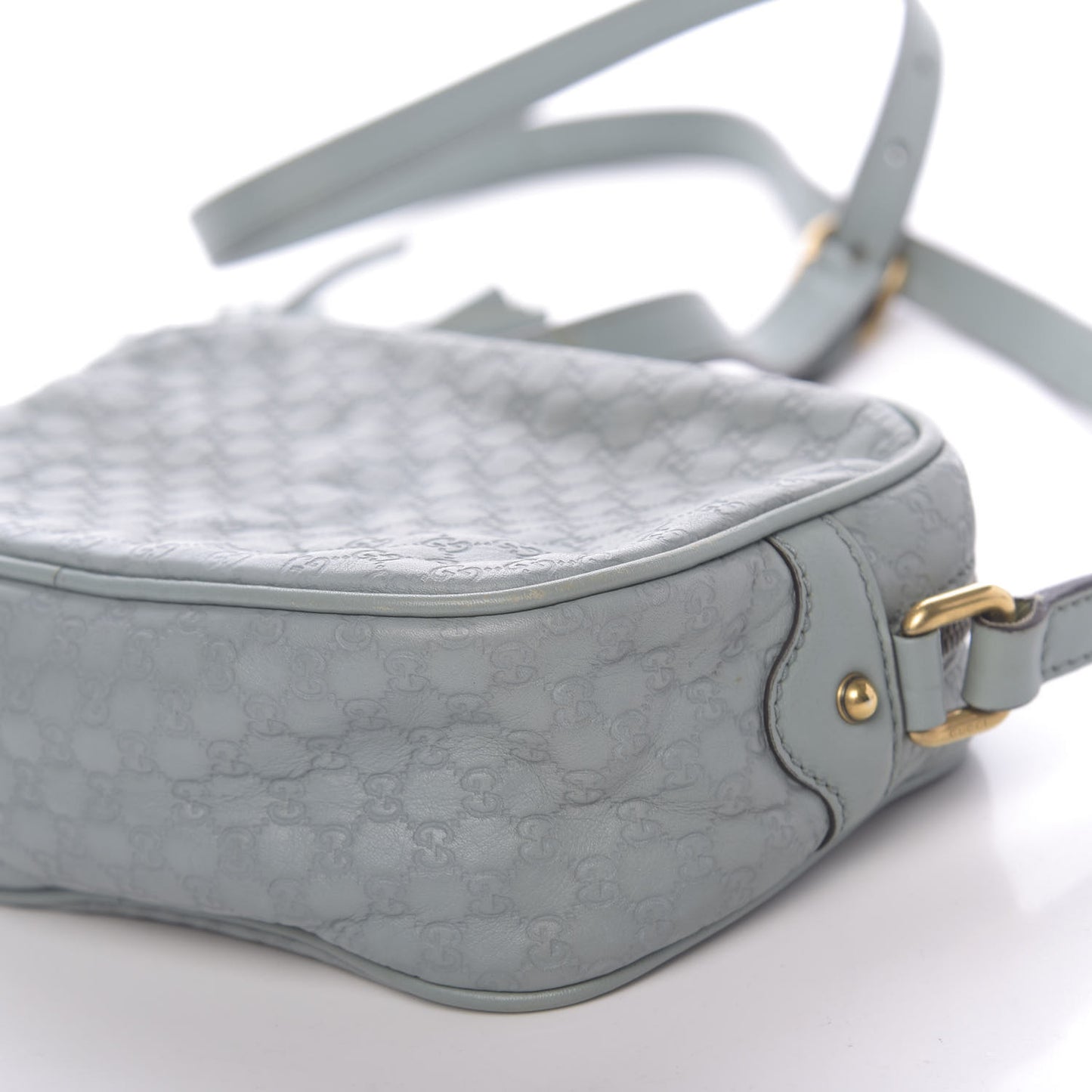 Soft Microguccissima Sunshine Disco Crossbody Bag Blue