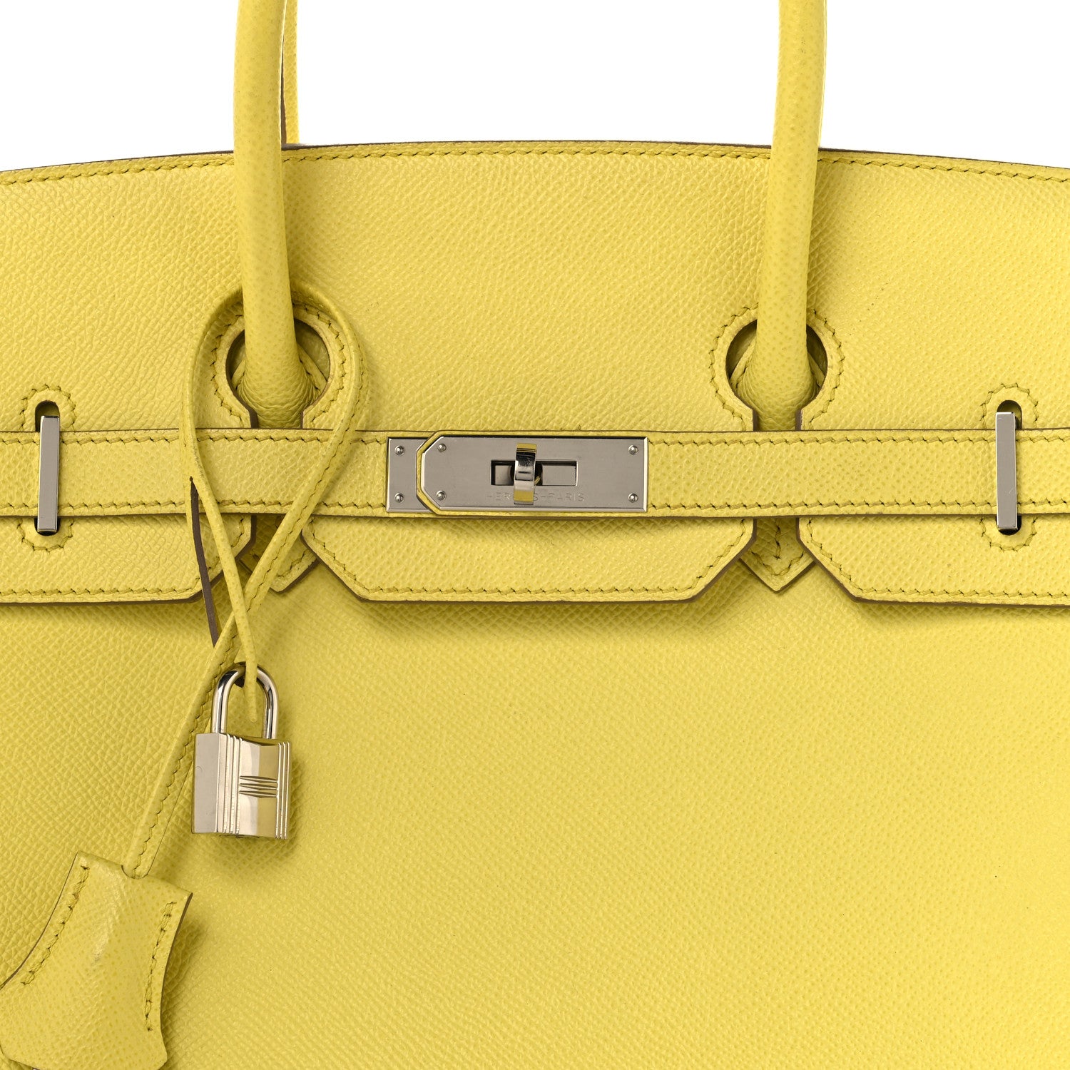 Hermes Epsom Birkin 35 Lime 8 of 14