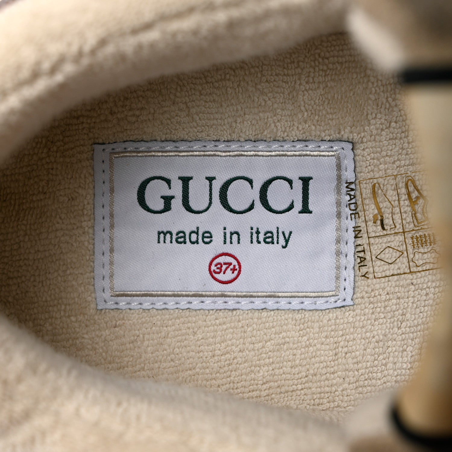 Gucci Suede Calfskin Tejus Printed Womens Ultrapace Sneakers 37.5 Pink Silver Oatmeal Yolk 5 of 6