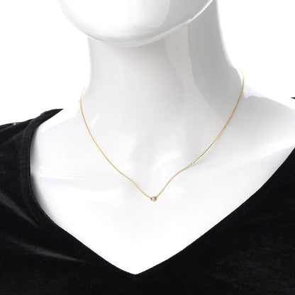 Cartier 18K Yellow Gold Diamond XS D'Amour Pendant Necklace 2 of 6