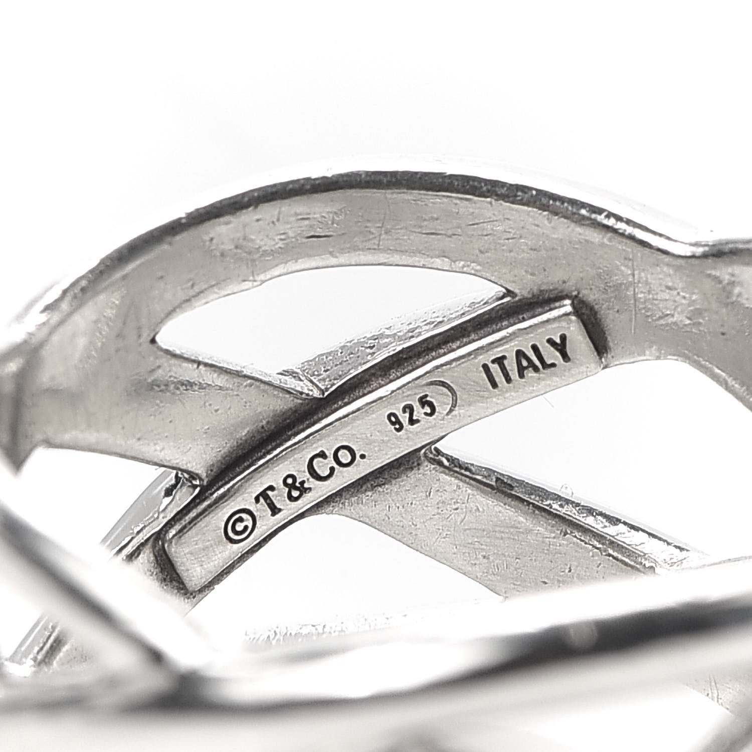 Tiffany Sterling Silver Celtic Knot Ring 53 6.5 5 of 5