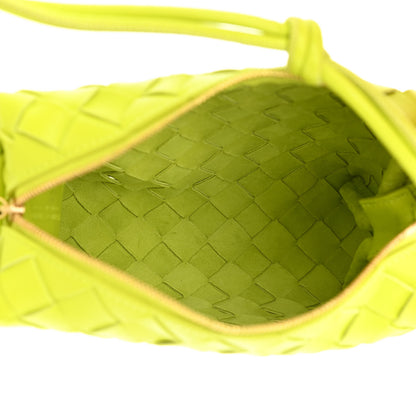 Bottega Veneta Nappa Intrecciato Mini Loop Camera Bag Acid Kiwi 5 of 9