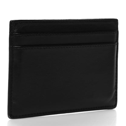 Saint Laurent Calfskin Card Case Black Black 3 of 7