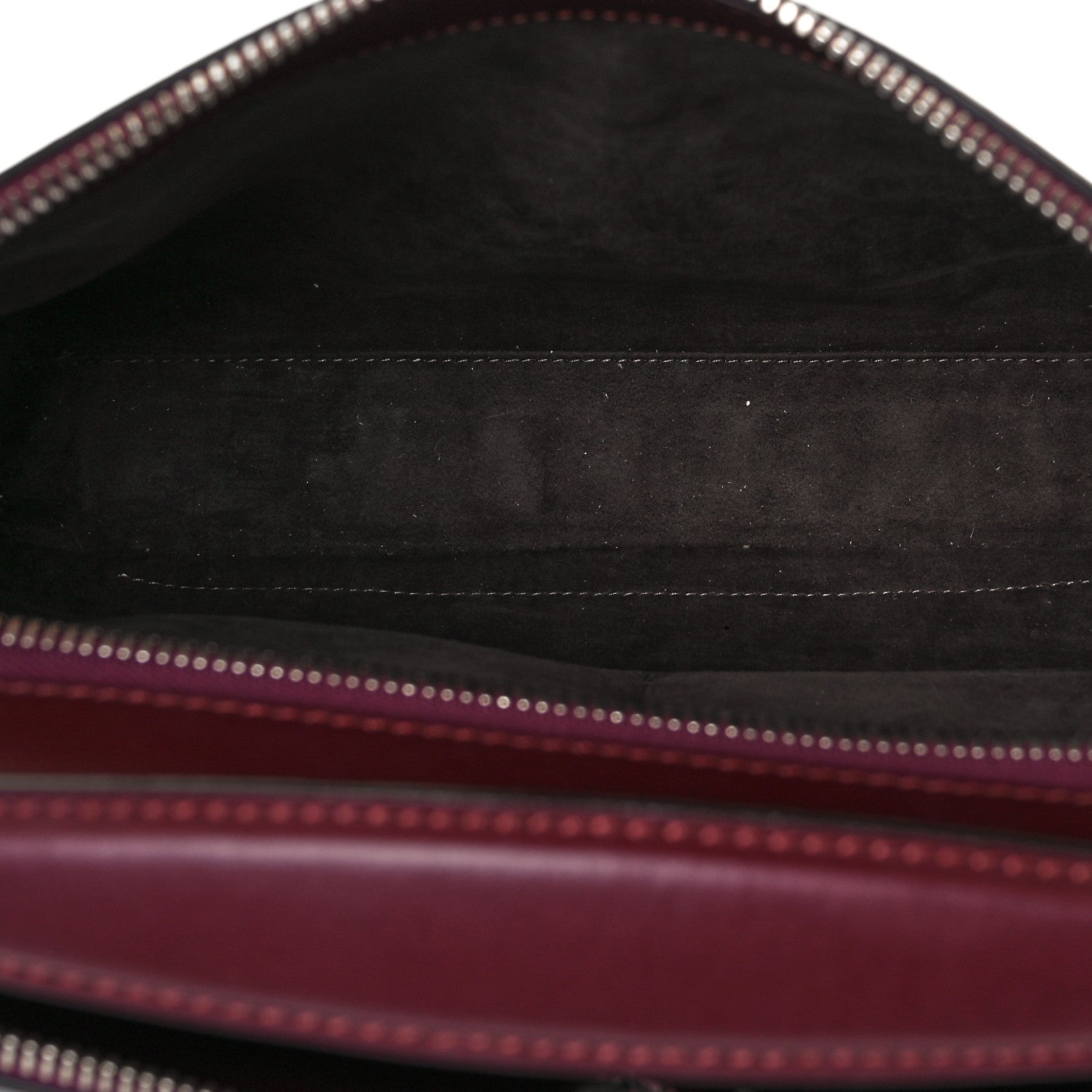 Fendi Vitello Baltico Dolce Shiny Nappa Lace Up DotCom Satchel Bordeaux 13 of 21