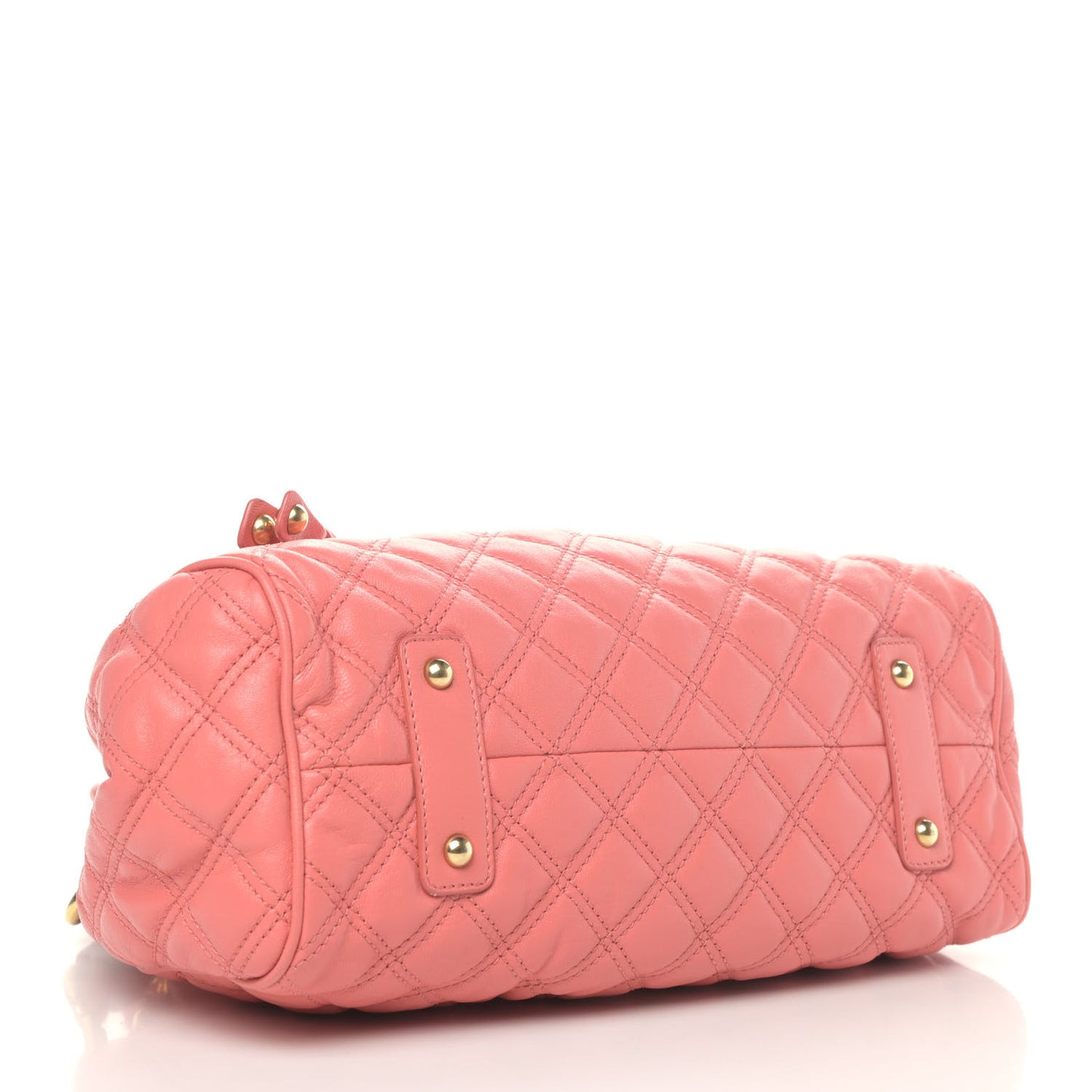 Calfskin Quilted Stam Flamingo