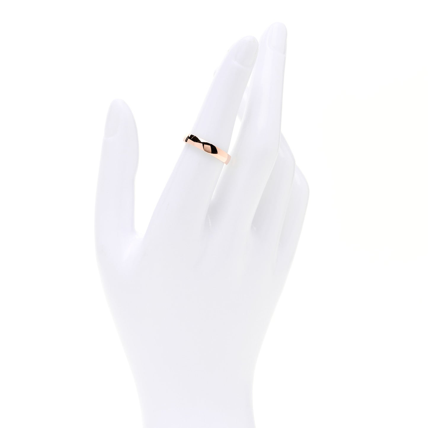 18K Rose Gold Diamond Ever Herakles Wedding Band Ring 53 6.5