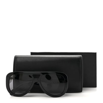 Chanel Resin Polarized Sunglasses 5423-B-A Black 8 of 8