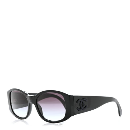 Chanel Acetate CC Logo Sunglasses 5450 Black 1 of 8