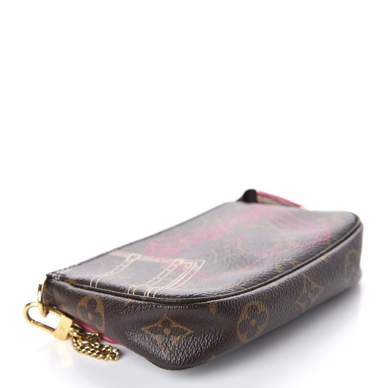 Louis Vuitton Monogram 2014 Christmas Animation Mini Pochette Accessories 4 of 7