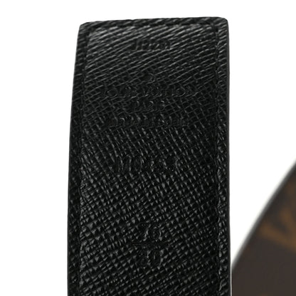Louis Vuitton Calfskin Monogram 30mm LV Initiales Reversible Belt 75 30 Black 7 of 10