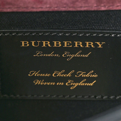 Burberry Derby Calfskin House Check Small Macken Crossbody Bag Tan 6 of 11