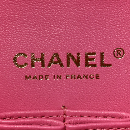 Chanel Caviar Quilted Medium Double Flap Pink 6 of 9