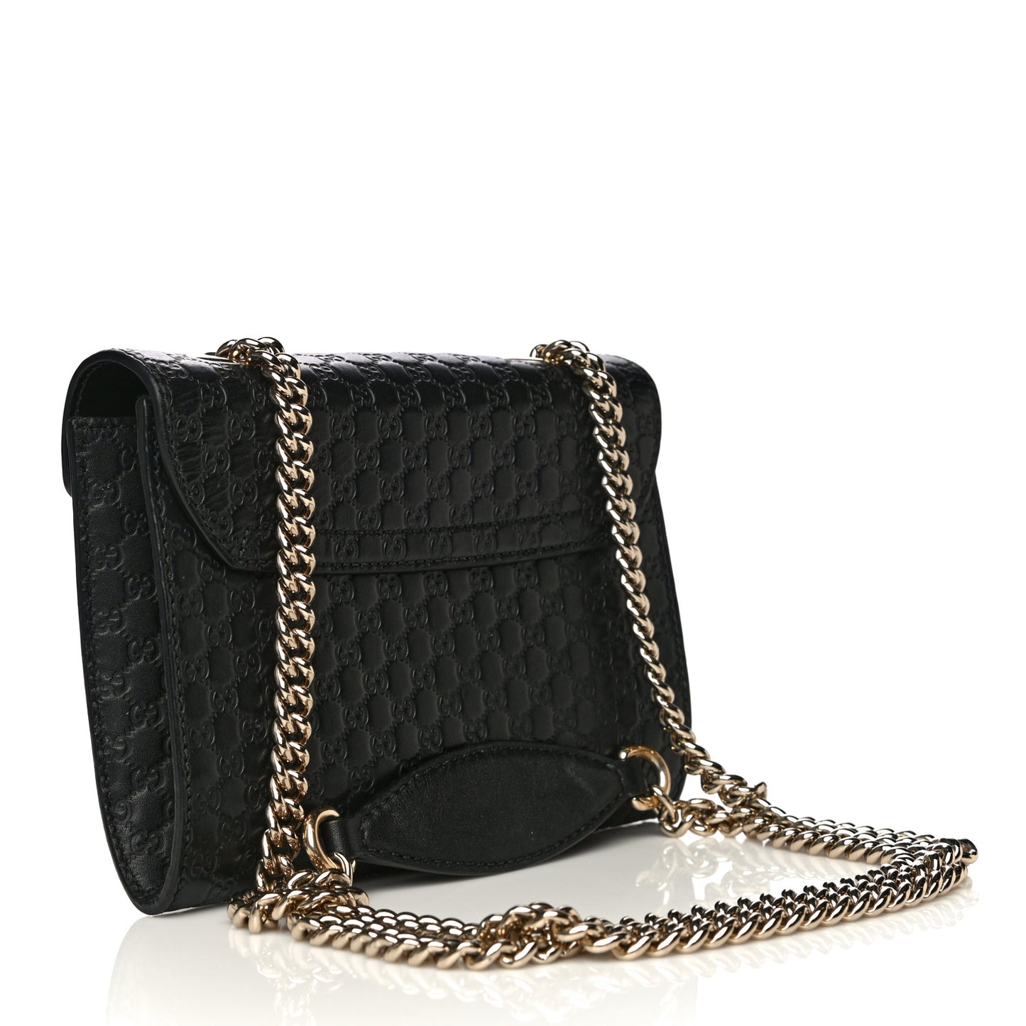 Microguccissima Mini Emily Shoulder Bag Black