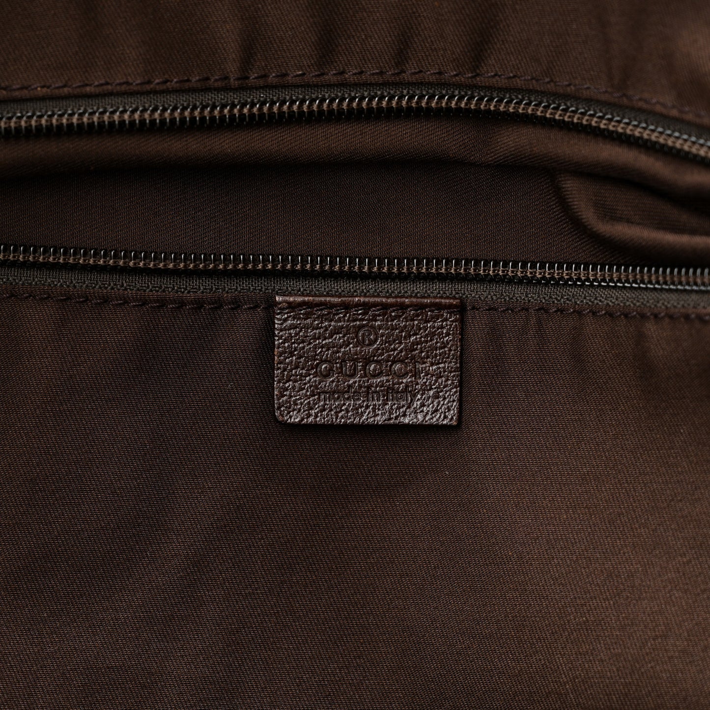Soft GG Supreme Monogram Tote Dark Brown