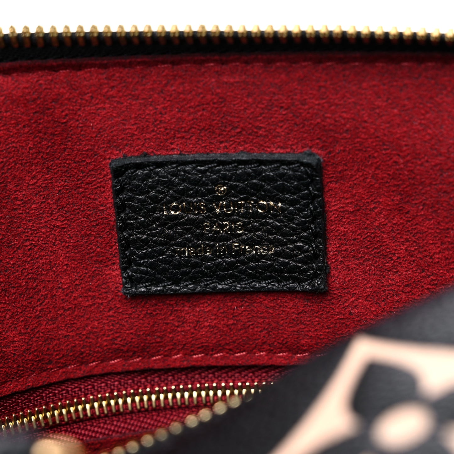 Empreinte Monogram Giant Speedy Bandouliere 25 Black Beige