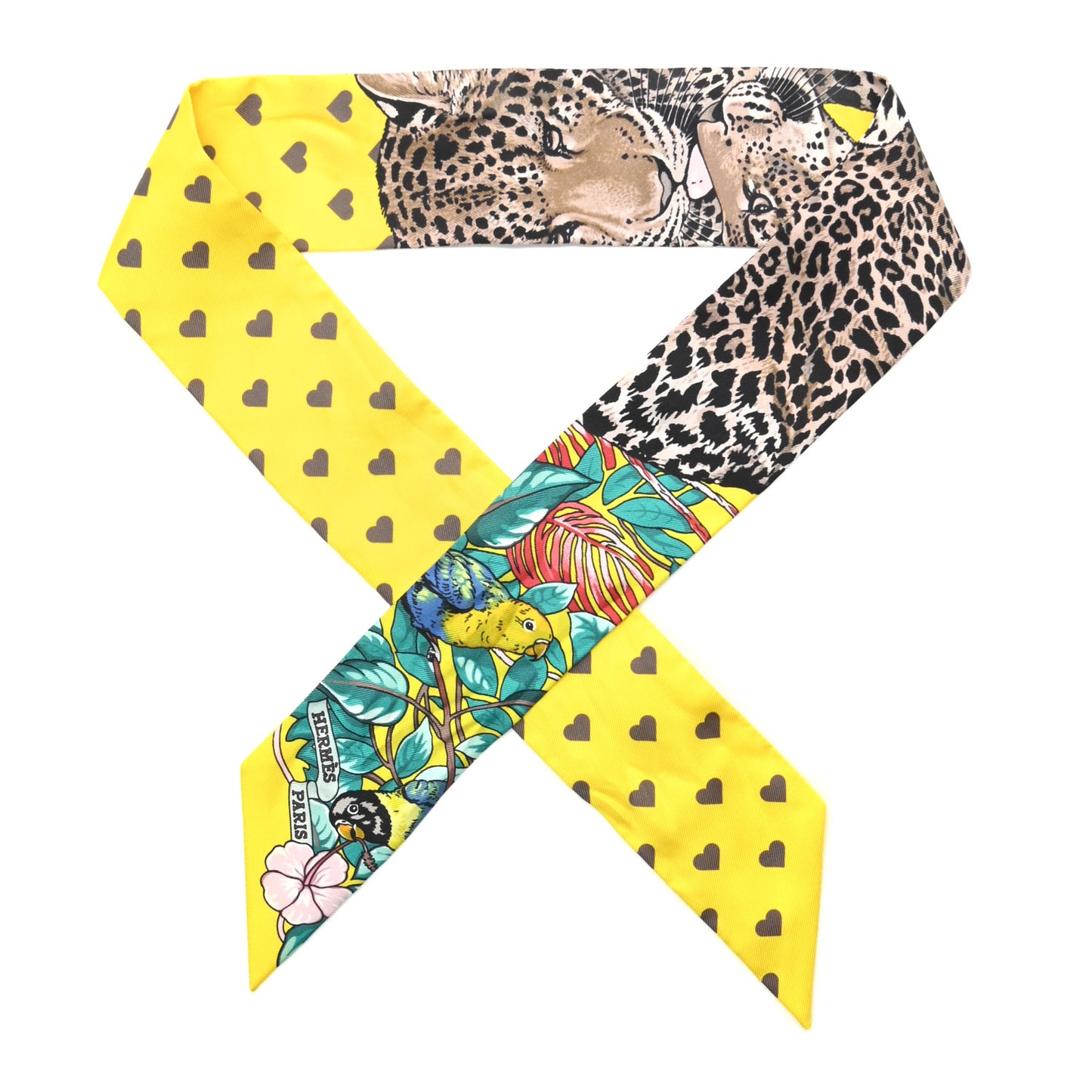 Silk Jungle Love Love Twilly Jaune Vif Canard