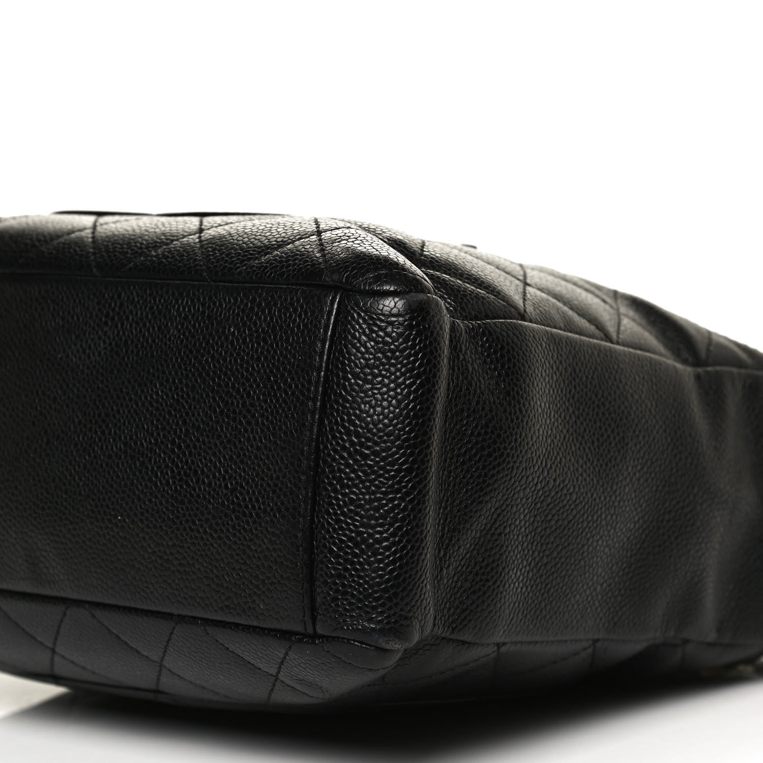 Chanel Caviar Quilted Petit Shopping Tote PST Black 9 of 11