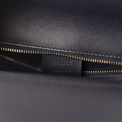 Gucci Calfskin Small Sylvie Shoulder Bag Black 8 of 10