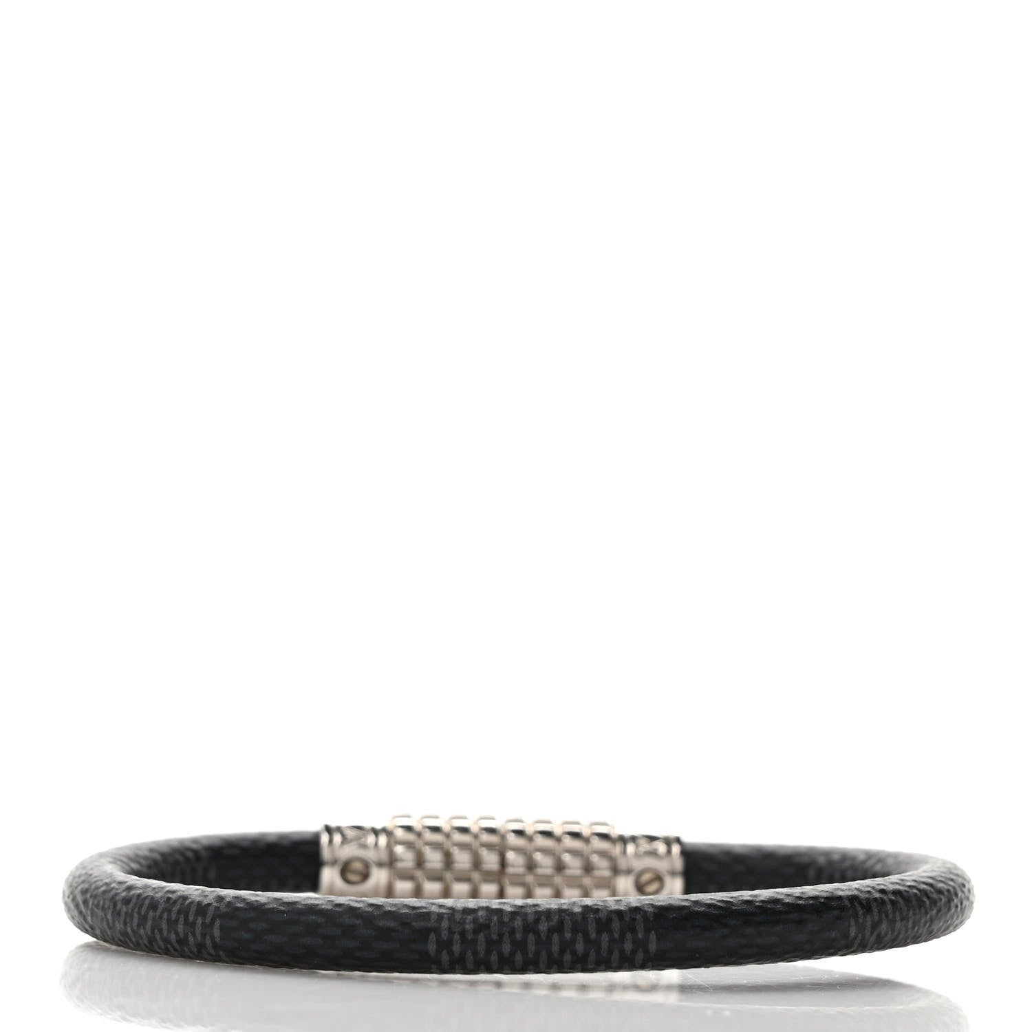 Louis Vuitton Damier Graphite Digit Bracelet 19 2 of 4
