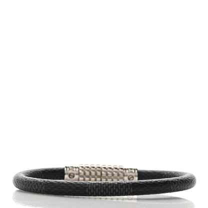 Louis Vuitton Damier Graphite Digit Bracelet 19 2 of 4