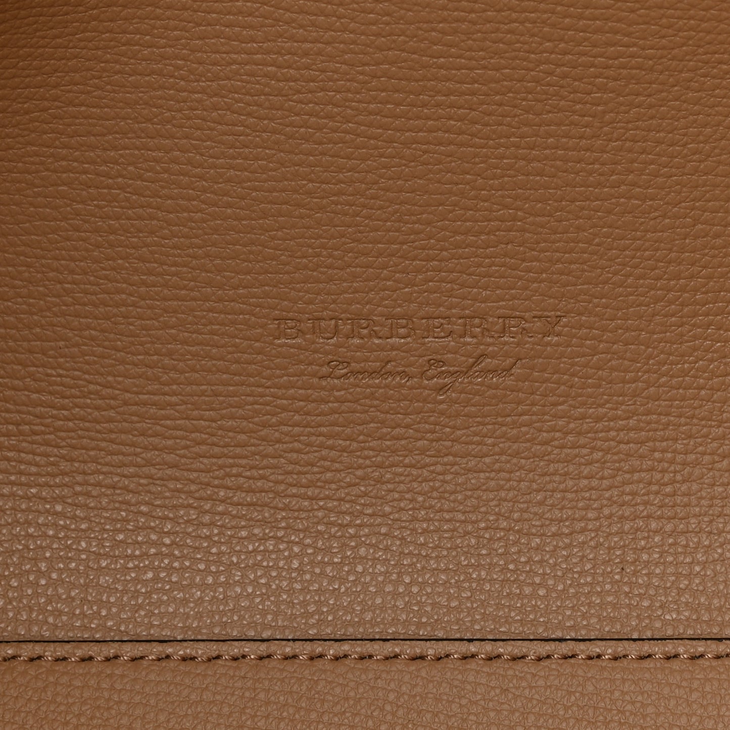Grainy Calfskin Haymarket Check Medium Reversible Tote Camel