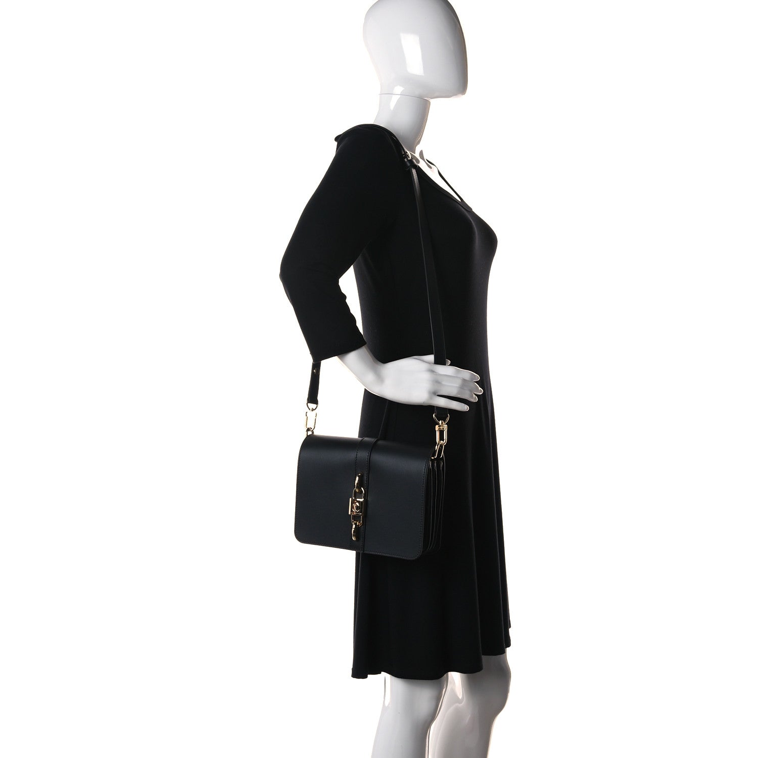 Louis Vuitton Calfskin Rendez-Vous Black 2 of 13