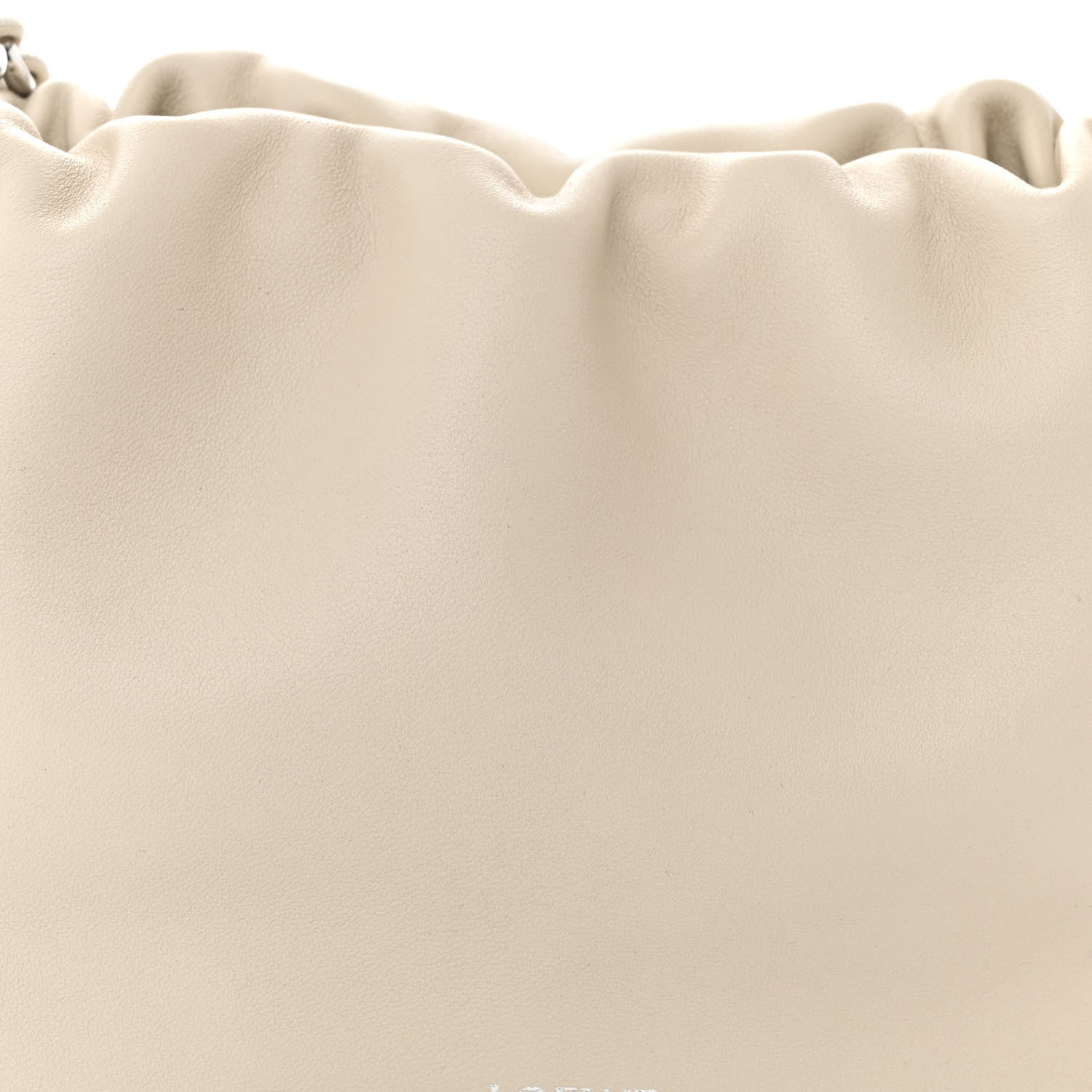 Loewe Mellow Nappa Medium Donut Chain Flamenco Knot Clutch Sea Salt 8 of 10