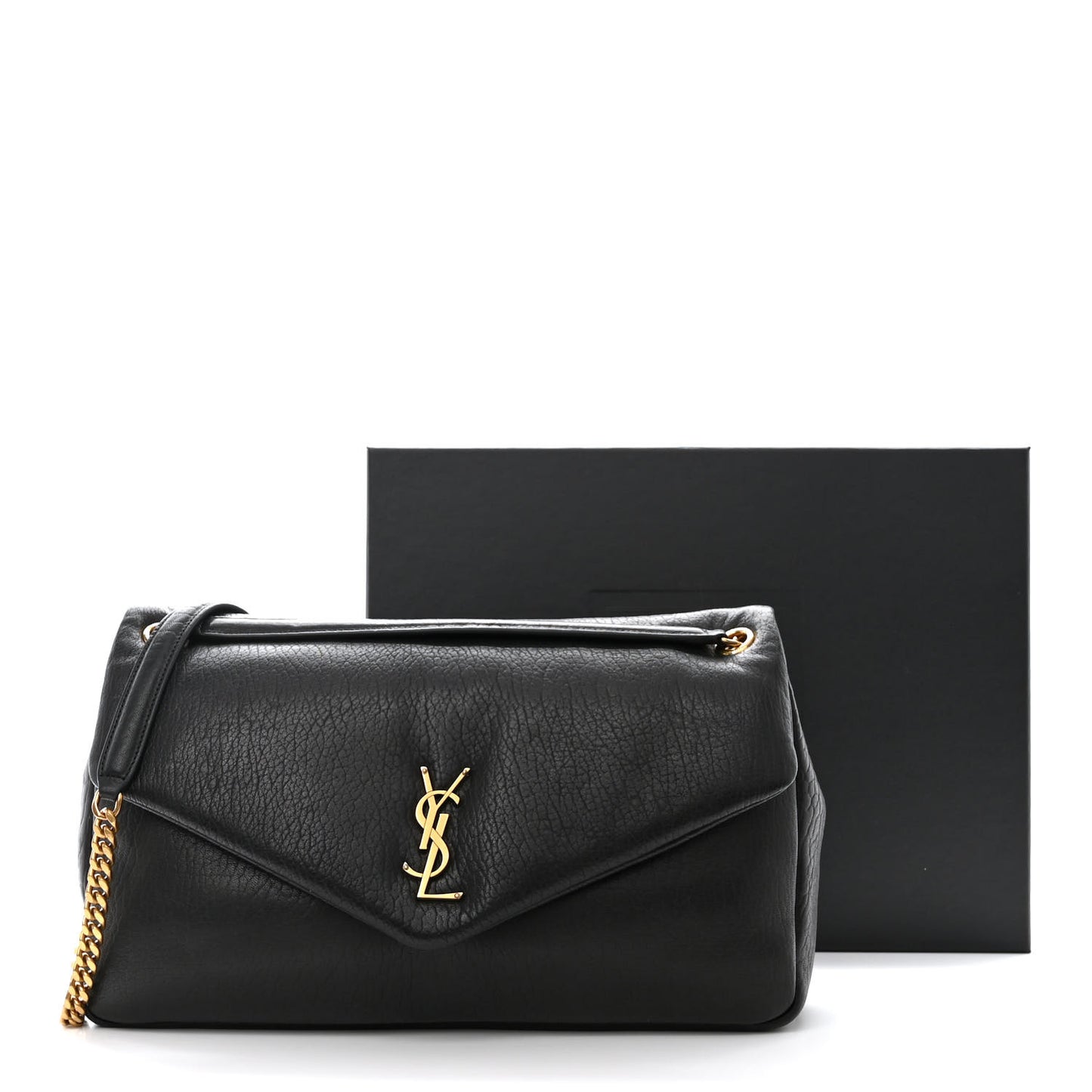 Grained Lambskin Large Calypso Black