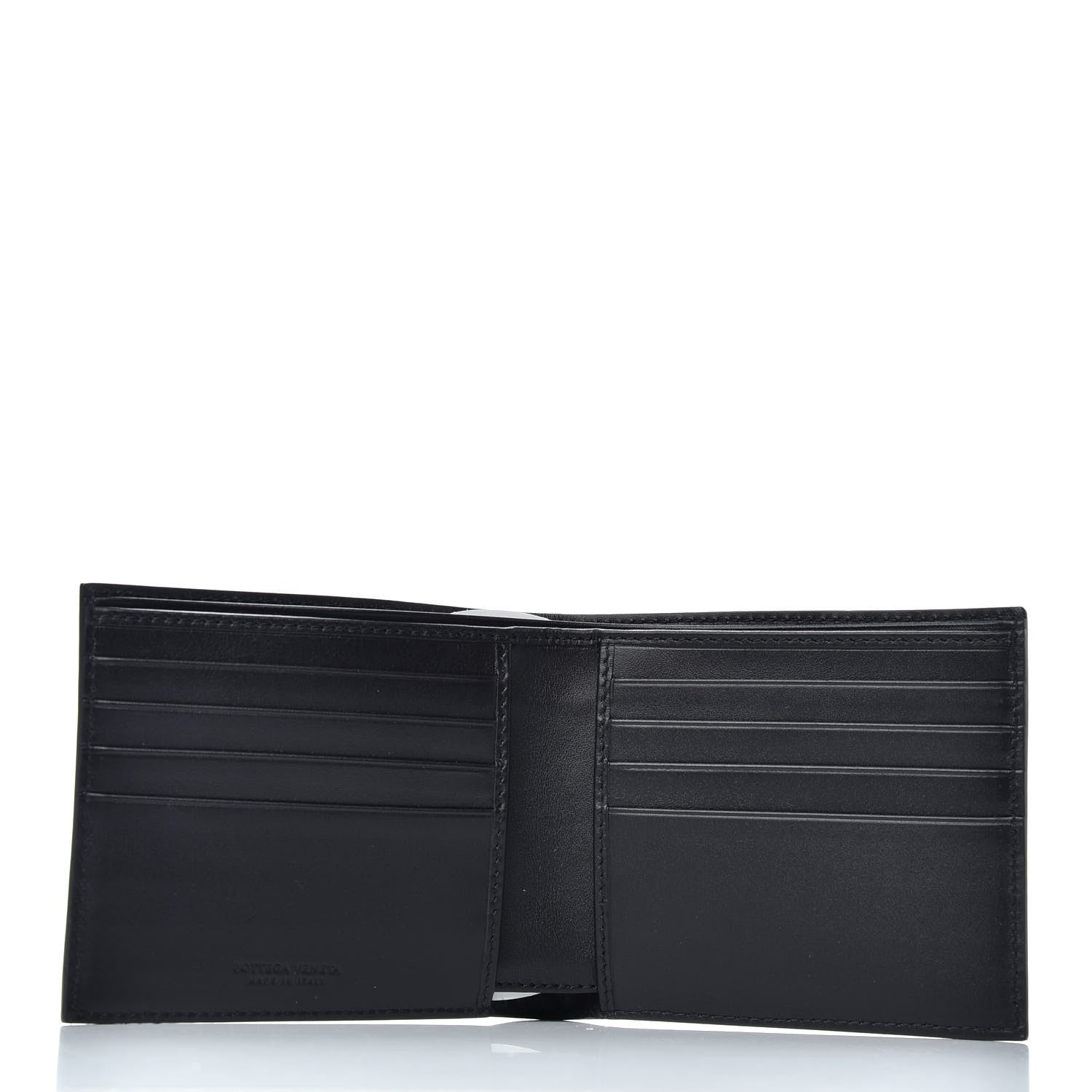 Bottega Veneta Nappa Intrecciato Bi-Fold Wallet Black 5 of 7