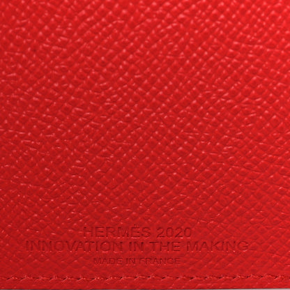 Hermes Epsom Tarmac PM Passport Holder Rouge Tomate 6 of 8