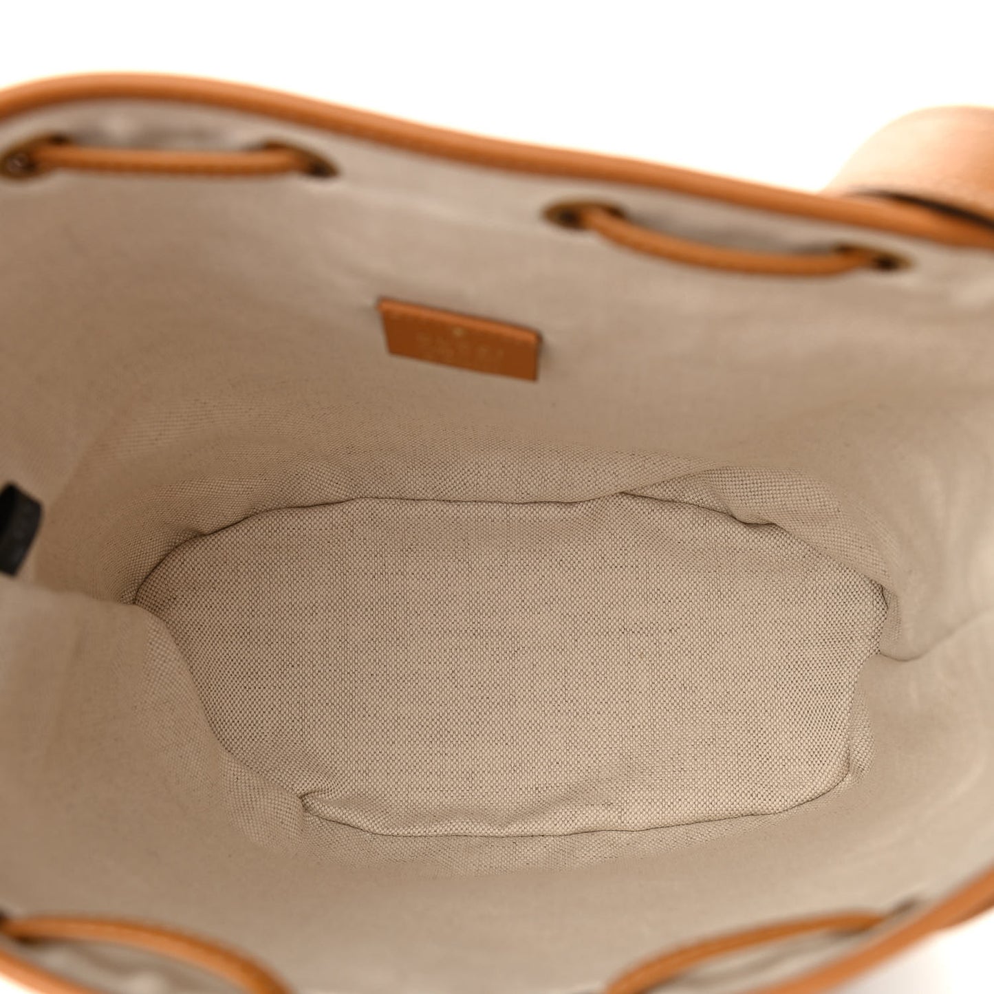 X DISNEY Mini Vintage GG Supreme Monogram Bucket Bag Beige Vintage Sun Oil