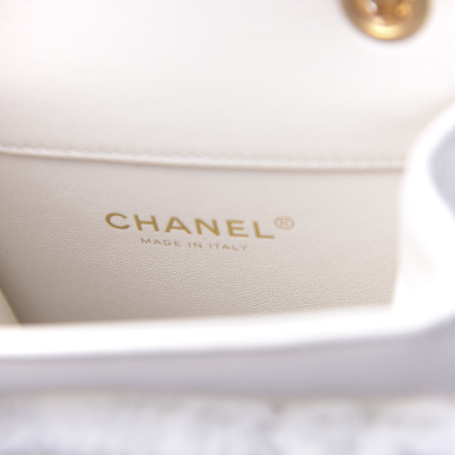 Chanel Shearling Lambskin Aged Calfskin Quilted 2.55 Reissue Mini North South Flap White 7 of 12