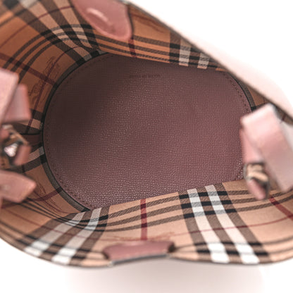 Burberry Calfskin Small Lorne Bucket Crossbody Light Elderberry 7 of 9