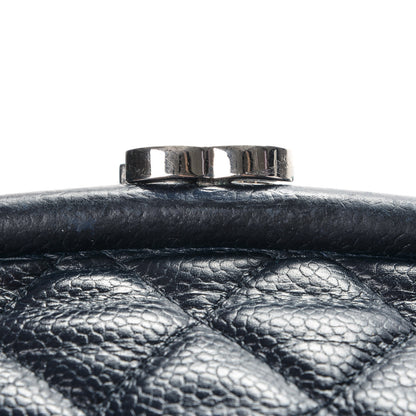 Chanel Caviar Quilted Timeless Clutch Navy 12 of 12