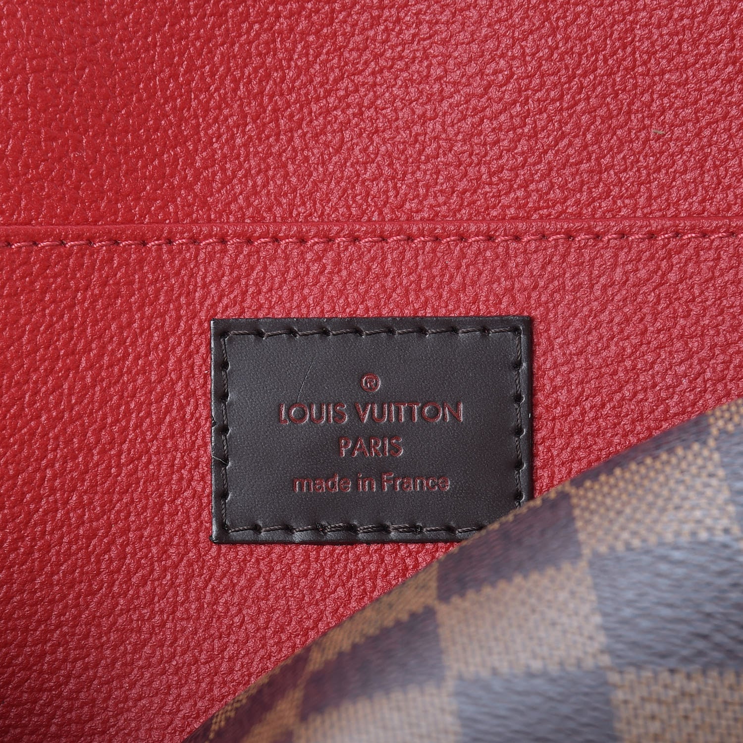 Louis Vuitton Damier Ebene Cosmetic Pouch GM 6 of 8