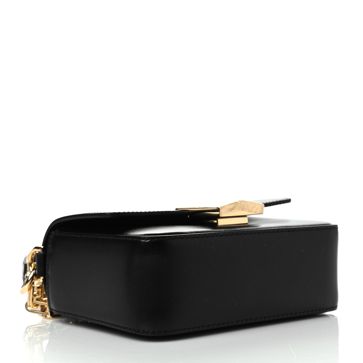 Box Calfskin Small 4G Cube Chain Shoulder Bag Black