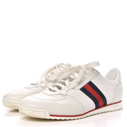 Gucci Microguccissima Mens Web Sneakers 12 White 3 of 11