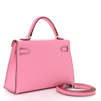 Hermes Epsom Mini Kelly Sellier 20 5P Pink 3 of 11
