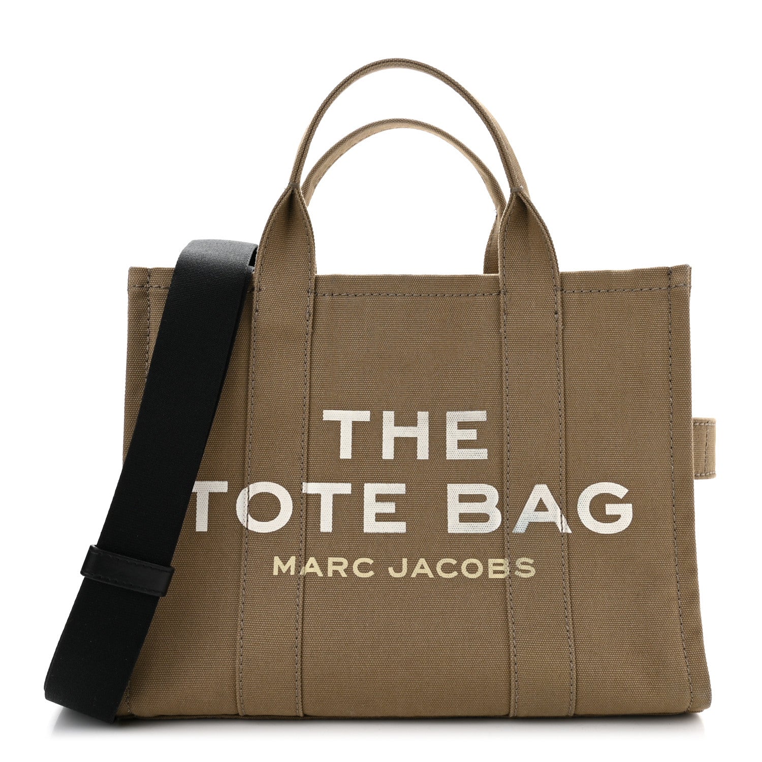 Marc Jacobs Cotton Canvas Medium The Traveler Tote Bag Slate Green 1 of 10