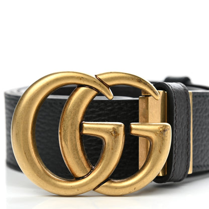 Gucci Calfskin Double G Reversible 37mm Belt 90 36 Black Cocoa 7 of 7