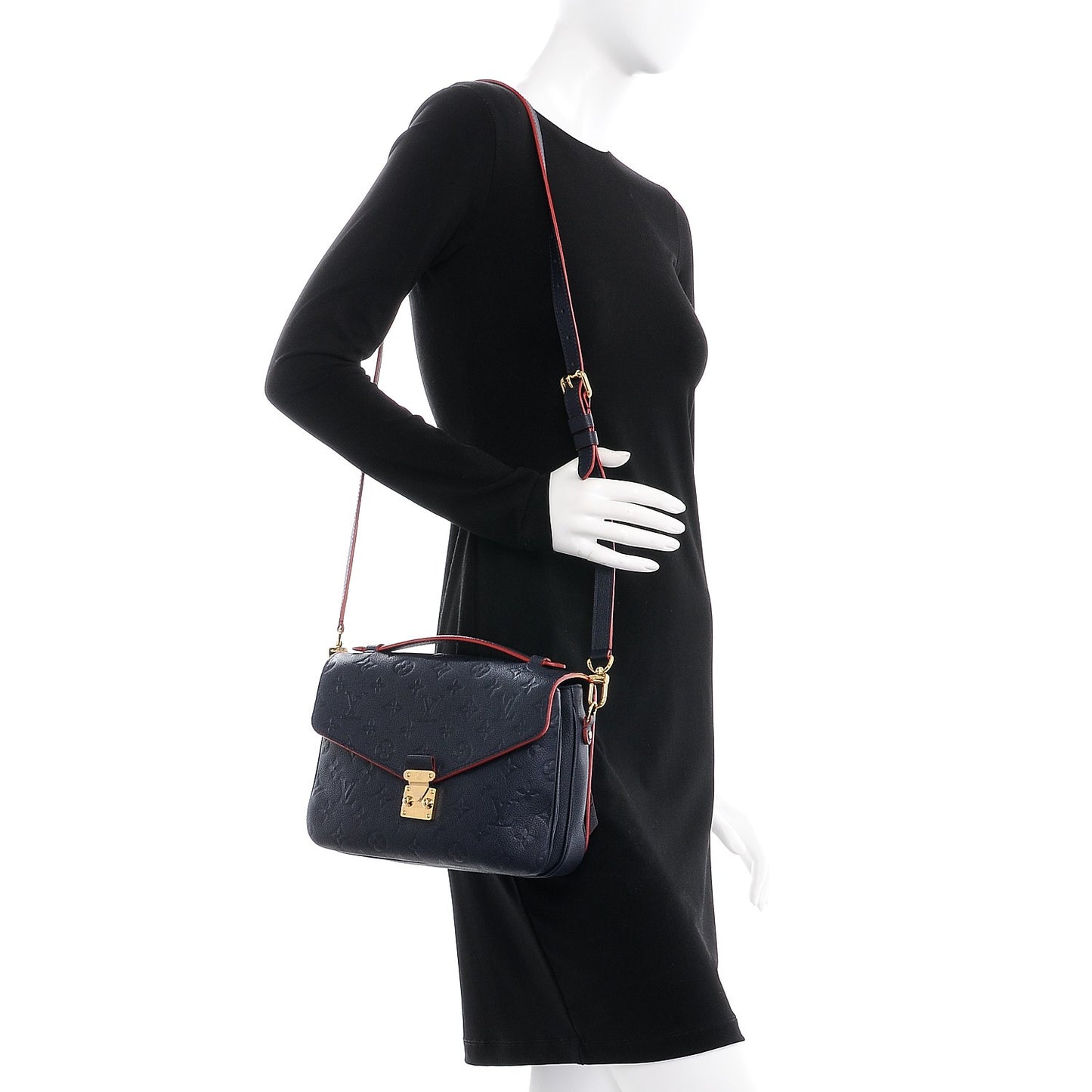 Empreinte Pochette Metis Marine Rouge