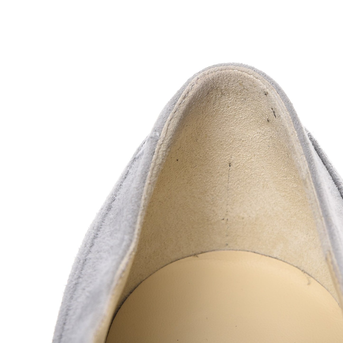 Kid Suede Lace Up Platform Oxford 40 Grey Black